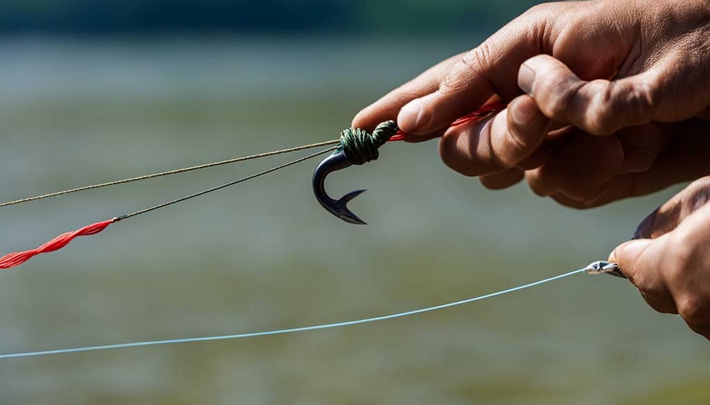 how to tie on a fishing lure