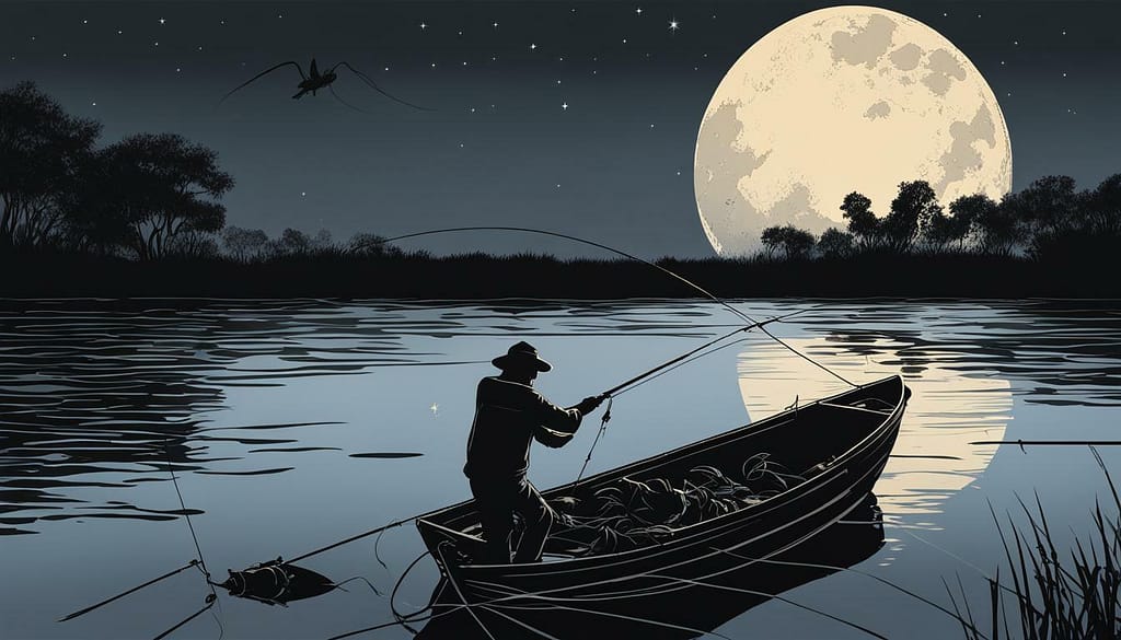night fishing catfish