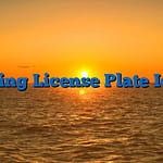 Fishing License Plate Ideas
