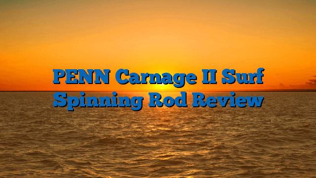 PENN Carnage II Surf Spinning Rod Review