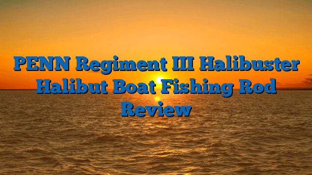PENN Regiment III Halibuster Halibut Boat Fishing Rod Review