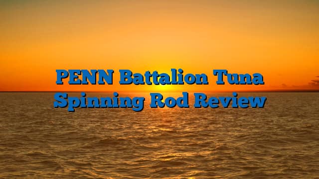 PENN Battalion Tuna Spinning Rod Review