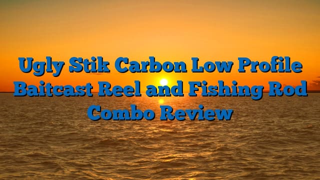 Ugly Stik Carbon Low Profile Baitcast Reel and Fishing Rod Combo Review