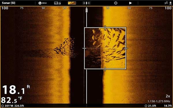 Lowrance side imaging fish finder
